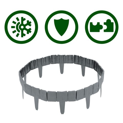 Obrzeże ogrodowe Plonos 250 cm PL-962 szare