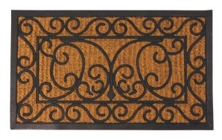 WYCIERACZKA GUMOWA KOKOSOWA ZEWNĘTRZNA POD DRZWI PROSTOKĄTNA