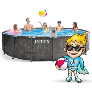 Basen ogrodowy stelażowy 457 x 122 cm 20w1 INTEX 26742