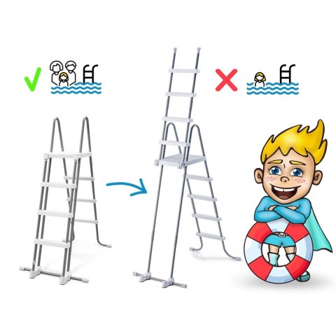 Basen ogrodowy stelażowy 457 x 122 cm 6w1 INTEX 26726