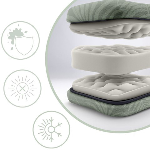 Leżak ogrodowy składany z poduszką Sofotel ChillWell zestaw 2 szt jasno zielony