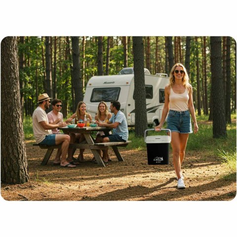 Lodówka turystyczna Berdsen Icemax 26 litry tryb ECO - czarna