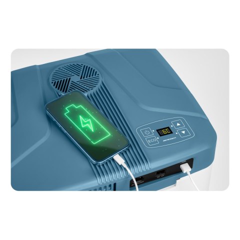 Lodówka turystyczna Berdsen Icemax 26 litry tryb ECO - niebieska