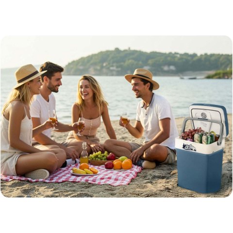 Lodówka turystyczna Berdsen Icemax 29 litry tryb ECO - niebieska