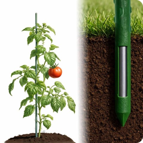 Tyczki do roślin 120 cm Plonos PL-940 zielone 10szt