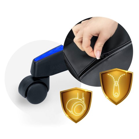 Fotel gamingowy Sofotel Draknor czarno-niebieski