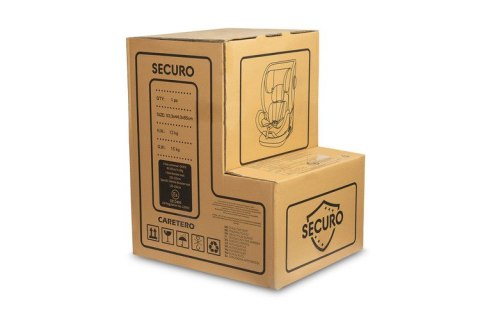 FOTELIK SECURO I-SIZE GREY (40-150)