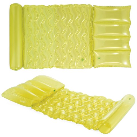 Materac do pływania Limonkowy Intex 58725