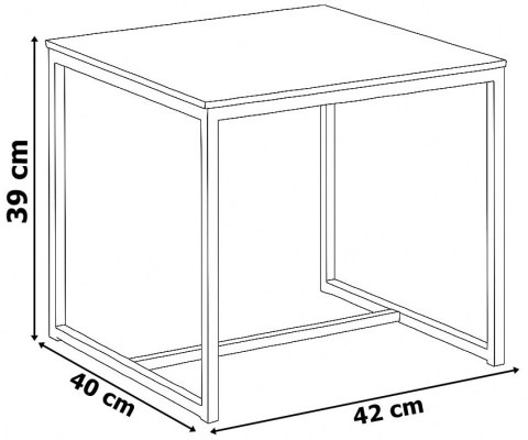 Zestaw Mebli Ogrodowych COFFI STOLIK + 2 KRZESŁA