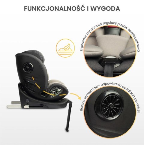 FOTELIK FORTIS I-SIZE GRAPHITE (40-150)