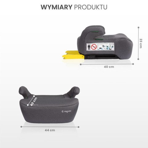 FOTELIK JAGUAR I-SIZE BLACK (125-150)