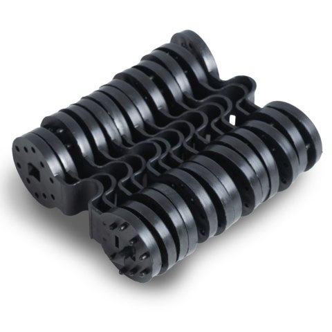 Siatka cieniująca 1,2x25m 110g/m2 + 50 zacisków szara