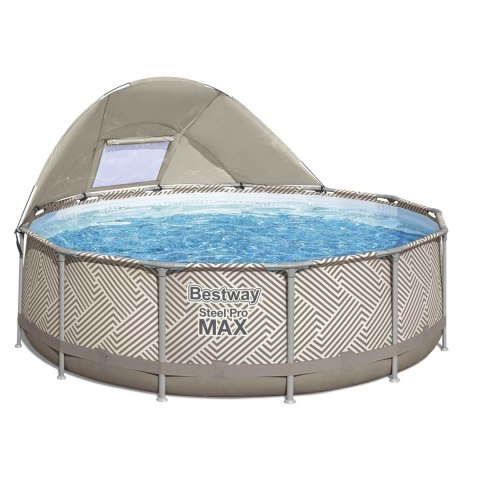 Basen ogrodowy stelażowy 396 x 107 cm 11w1 Bestway 561FY