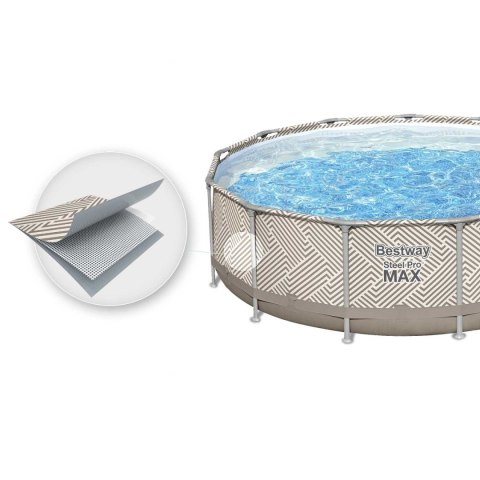 Basen ogrodowy stelażowy 396 x 107 cm 11w1 Bestway 561FY