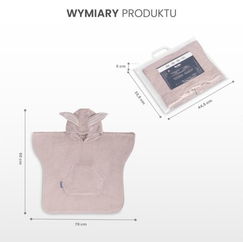 PONCZO KĄPIELOWE CORAL BLUE