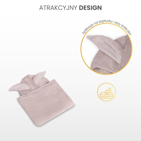 PONCZO KĄPIELOWE CORAL GREY