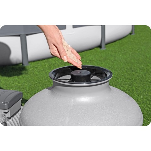 Pompa piaskowa 11355 L/h + Piasek 50kg Bestway