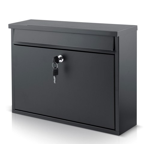 Skrzynka na listy 37,5x30,5x12 cm antracyt HM-860