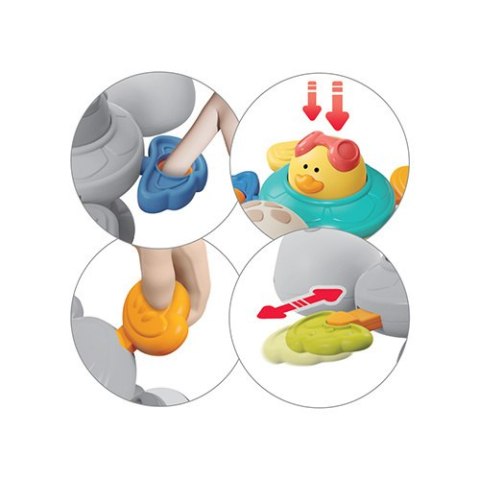 1584 ZABAWKA SENSORYCZNA Z PRZYSSAWKĄ TURTLE