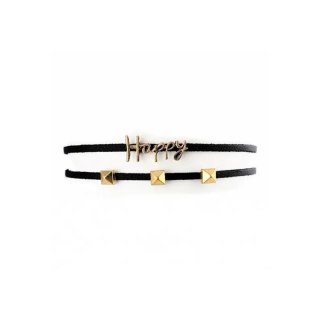 NASZYJNIK CHOKER "HAPPY" N489