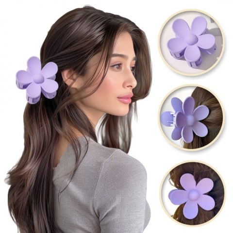 Spinka do włosów klamra XL kwiat 7 x 7,5 cm SP194