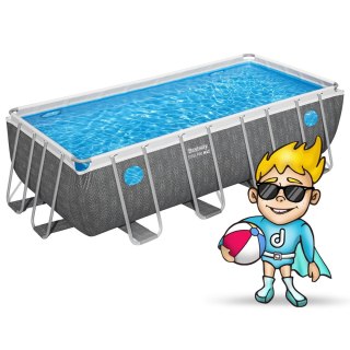 Basen ogrodowy stelażowy 488 x 244 x 122 cm 10w1 Bestway 561MB