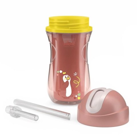 180721 KUBEK TERMICZNY 266ML SŁOMKA 14+ BRZOSKWINIOWY