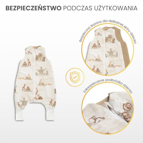 ŚPIWOREK DO SPANIA L KRÓLICZKI BEŻOWY TOG 1.0