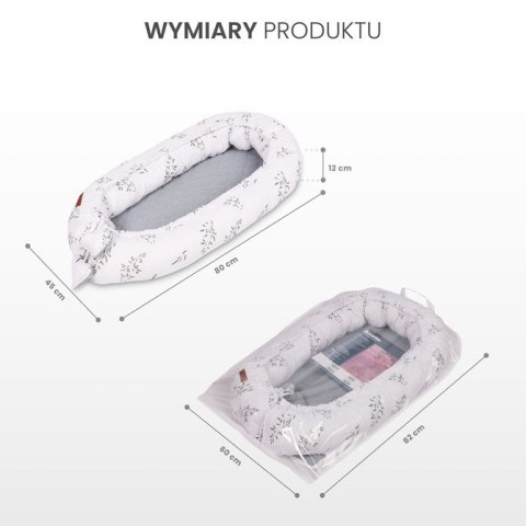 KOKON MUŚLIN BALETNICE RÓŻOWE 80x45