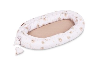 KOKON MUŚLIN DMUCHAWCE BEŻOWE 80x45