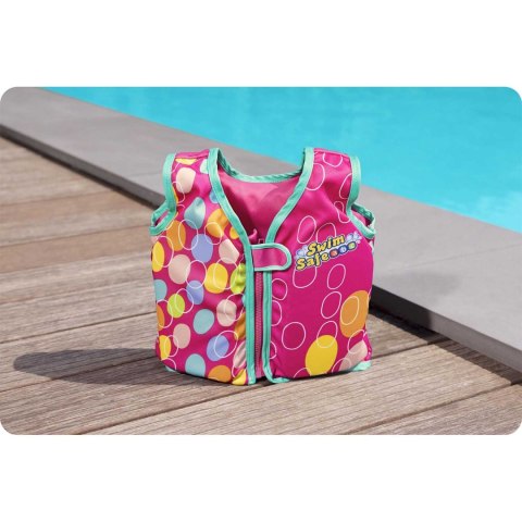 Kamizelka do nauki pływania dla dzieci różowa M/L Bestway 32177