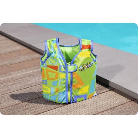 Kamizelka do nauki pływania zielona dla dzieci S/M Bestway 32176