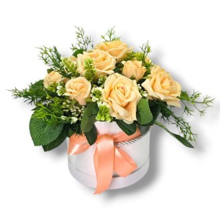 LUKSUSOWY FLOWERBOX RÓŻE W PUDEŁKU NA DZIEŃ MATKI URODZINY IMIENINY