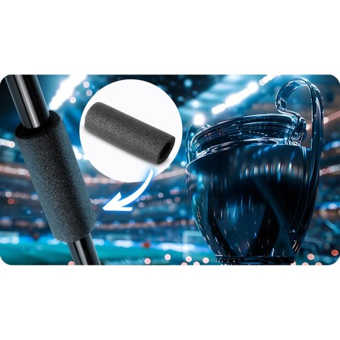 Bramka do piłki nożnej 300 x 200 x 90 cm NS-497 czarna