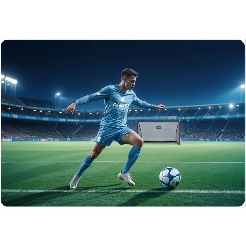 Bramka do piłki nożnej 300 x 200 x 90 cm NS-497 czarna