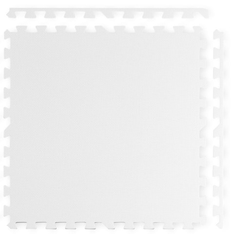 Duża mata piankowa, puzzle Ricokids 60x60cm 4 szt białe i szare