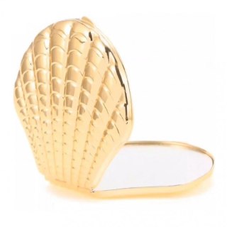 Lusterko kosmetyczne metalowe, otwierane, powiększające do torebki L20