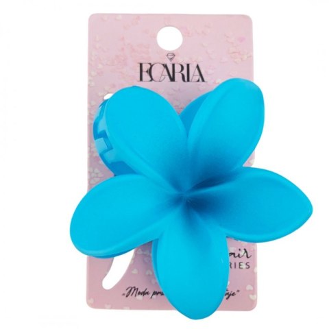 Copy of Spinka do włosów klamra XL kwiat OMBRE matowy niebieski 7,5 x 8cm SP401