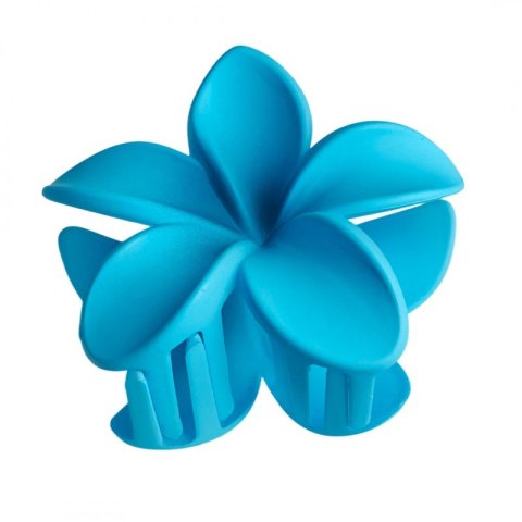 Copy of Spinka do włosów klamra XL kwiat OMBRE matowy niebieski 7,5 x 8cm SP401