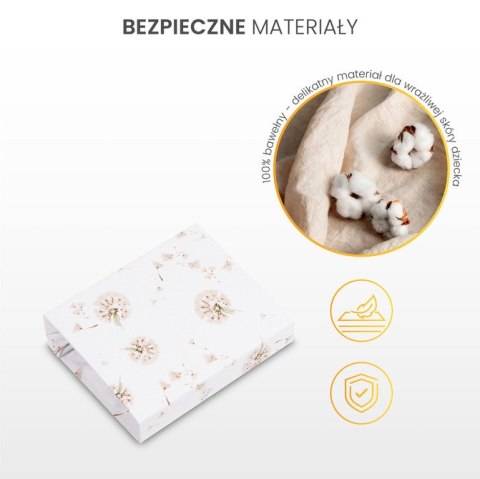 PRZEŚCIERADŁO DRUKOWANE BALETNICE RÓŻOWE 60X120CM