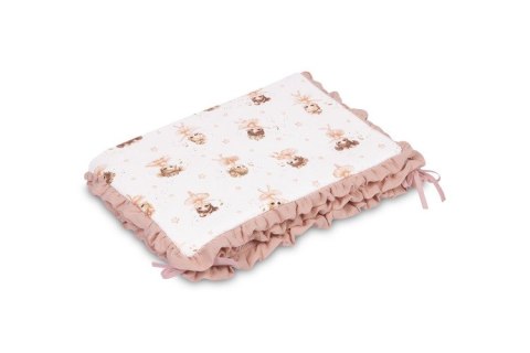 OCHRANIACZ DO ŁÓŻECZKA MUŚLIN BALETNICE RÓŻOWE