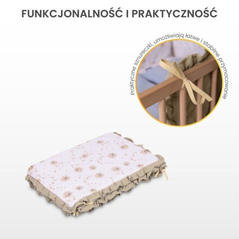 OCHRANIACZ DO ŁÓŻECZKA MUŚLIN BALETNICE RÓŻOWE