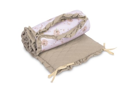 OCHRANIACZ DO ŁÓŻECZKA MUŚLIN DMUCHAWCE BEŻOWE