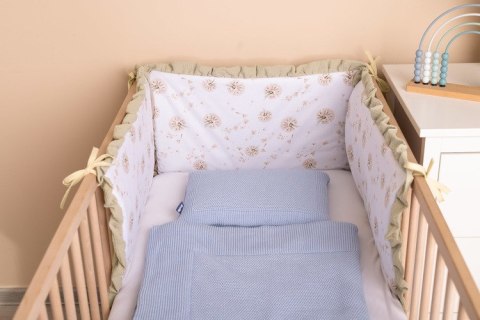 OCHRANIACZ DO ŁÓŻECZKA MUŚLIN DMUCHAWCE BEŻOWE