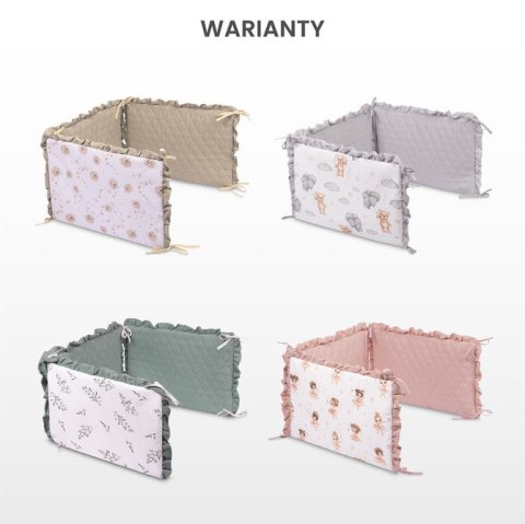 OCHRANIACZ DO ŁÓŻECZKA MUŚLIN DMUCHAWCE BEŻOWE