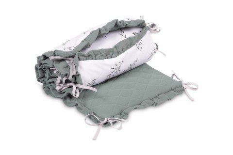 OCHRANIACZ DO ŁÓŻECZKA MUŚLIN GAŁĄZKA ZIELONY