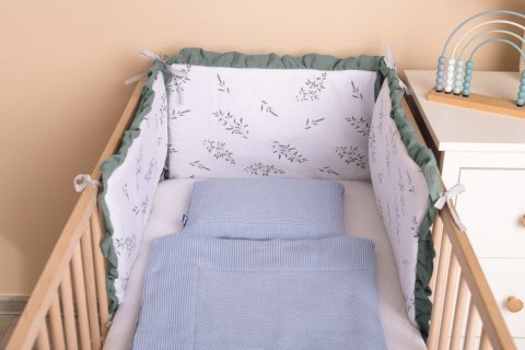 OCHRANIACZ DO ŁÓŻECZKA MUŚLIN GAŁĄZKA ZIELONY