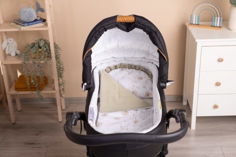 KOMPLET DO WÓZKA MUŚLIN DMUCHAWCE BEŻOWY