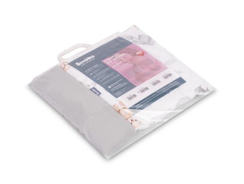 KOMPLET DO WÓZKA MUŚLIN TEDDY SZARY