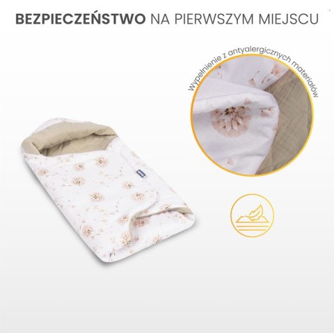 OTULACZ DO FOTELIKA MUŚLIN TEDDY SZARY